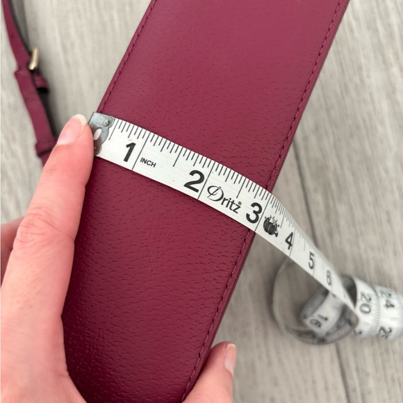 Kate Spade shoulder bag in burgundy wine. EUC. - Picture 12 of 12